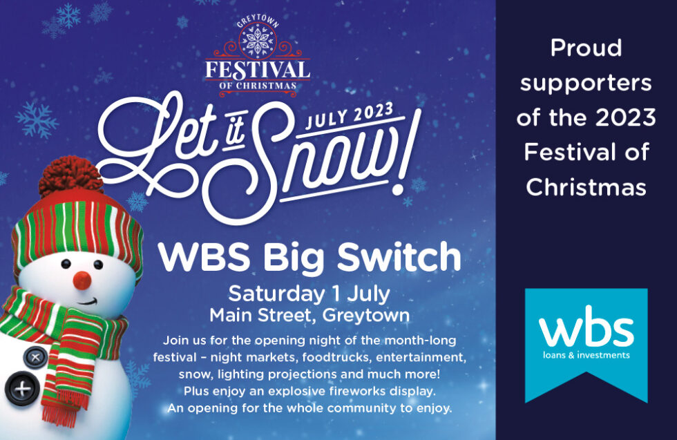 WBS WBS Big Switch to kickstart Greytown Festival of Christmas on 1 July